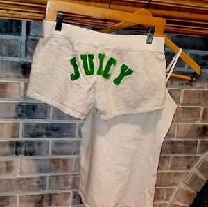 Juicy Couture shorts with white Cami